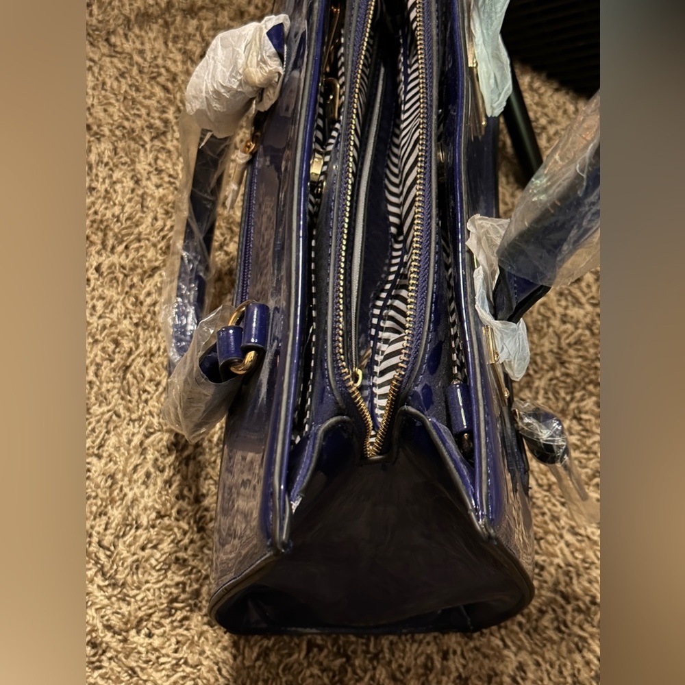Patent Leather Blue